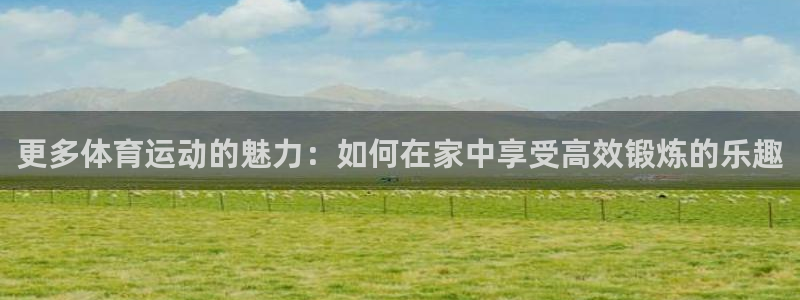 杏鑫体育凯捷平台注册：更多体育运动的魅力：如何在家中享受高效锻炼的乐趣