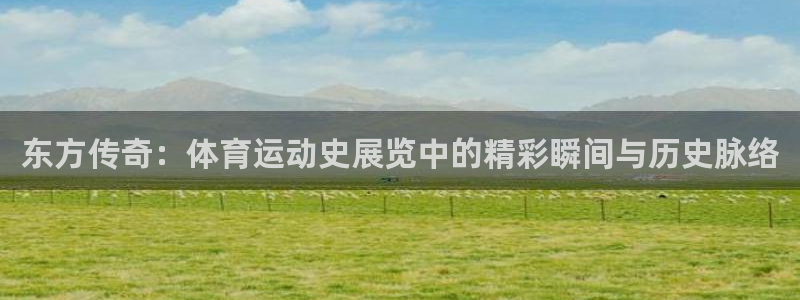 杏鑫平台注册入口：东方传奇：体育运动史展览中的精彩瞬间与历史脉络