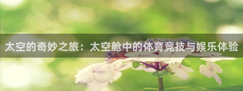 杏鑫平台注册：太空的奇妙之旅：太空舱中的体育竞技与娱乐体验